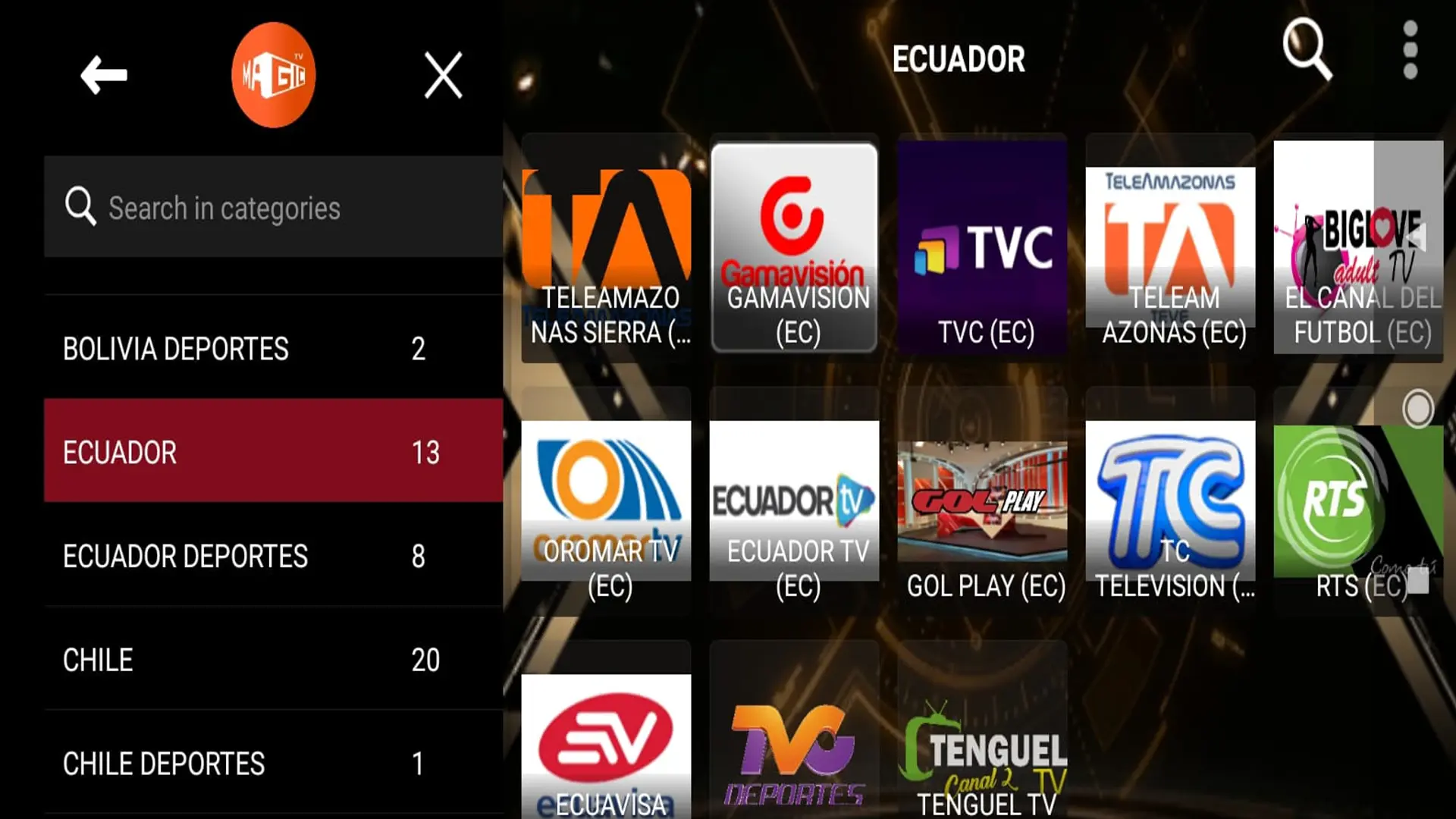 MagisTV pc